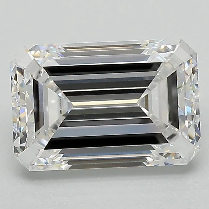 2.40ct Emerald Lab Grown Diamond (Colour D, Clarity VVS1, IGI Certified)
