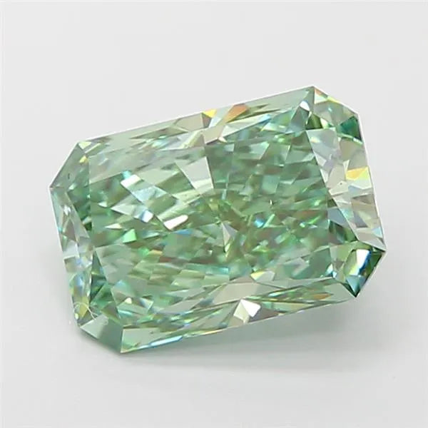 2.40ct Radiant Lab Grown Diamond (Colour Fancy Vivid Green, Clarity VS1, IGI Certified)