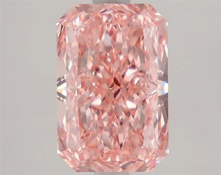 2.49ct Radiant Lab Grown Diamond (Colour Fancy Vivid Pink, Clarity VVS2, IGI Certified)