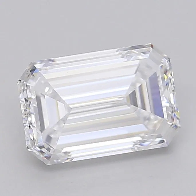 2.50ct Emerald Lab Grown Diamond (Colour D, Clarity VS1, IGI Certified)