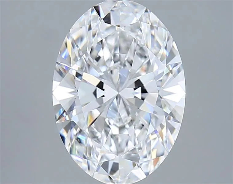 2.50ct Oval Lab Grown Diamond (Colour D, Clarity VVS2, IGI Certified)