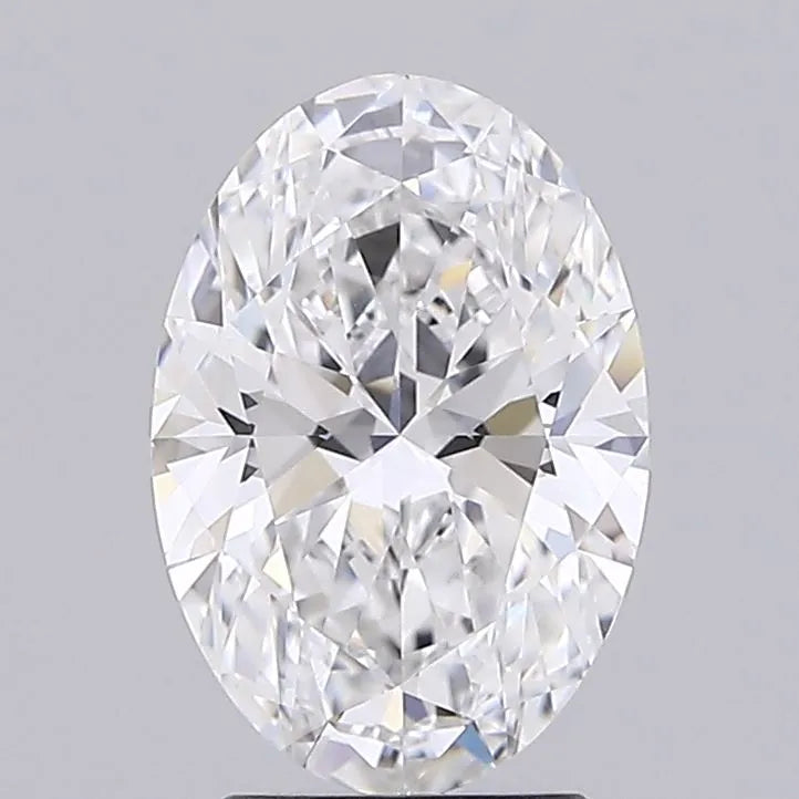 2.50ct Oval Lab Grown Diamond (Colour E, Clarity IF, IGI Certified)