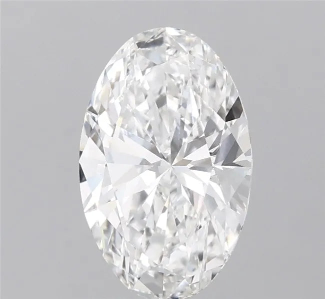 2.50ct Oval Lab Grown Diamond (Colour E, Clarity VVS2, IGI Certified)
