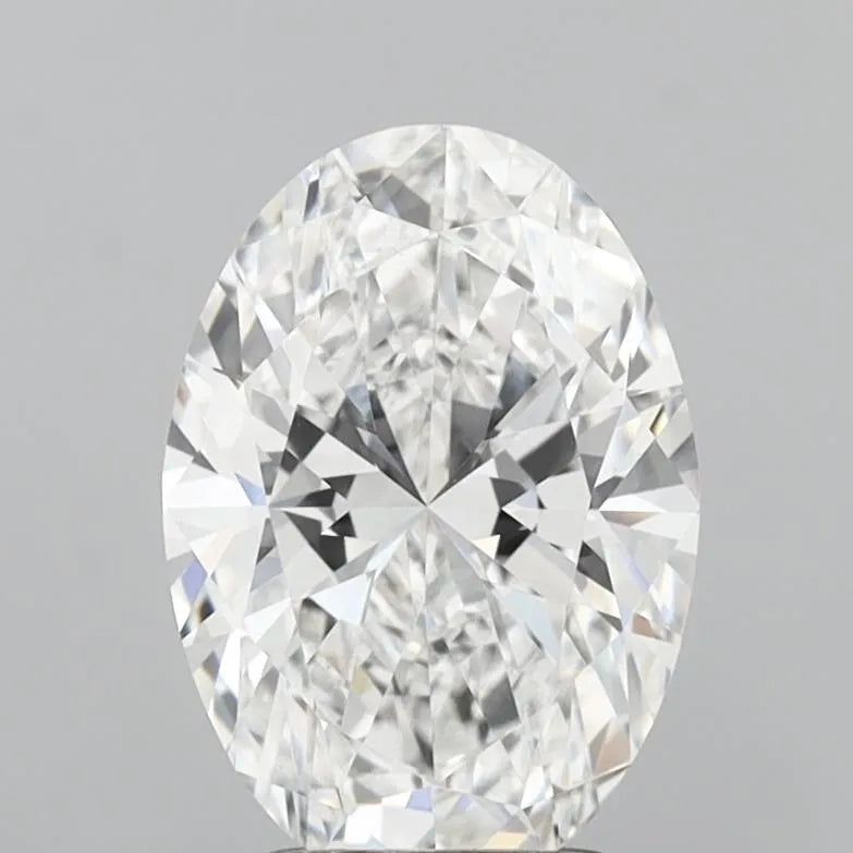 2.50ct Oval Lab Grown Diamond (Colour E, Clarity VVS2, IGI Certified)