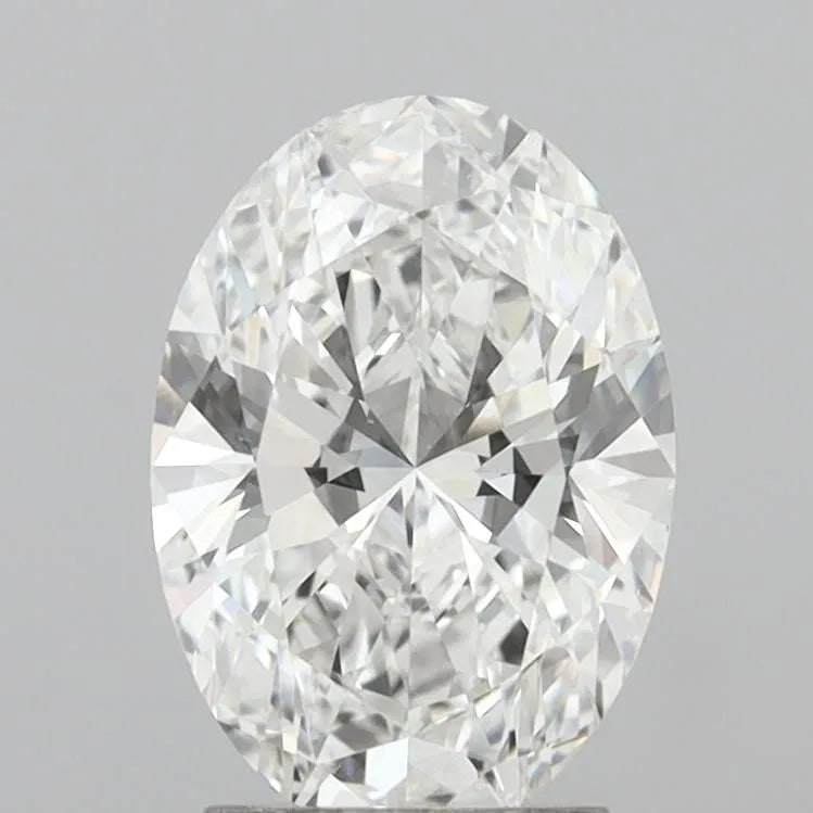 2.50ct Oval Lab Grown Diamond (Colour E, Clarity VVS2, IGI Certified)
