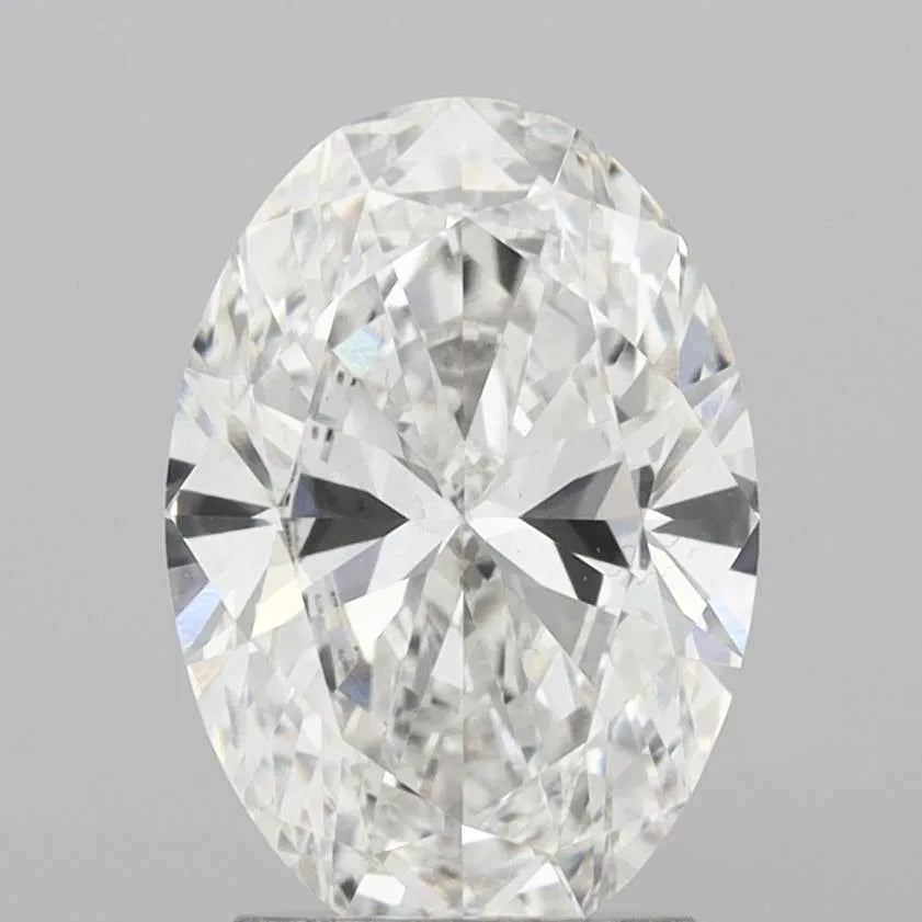 2.50ct Oval Lab Grown Diamond (Colour F, Clarity VS1, IGI Certified)