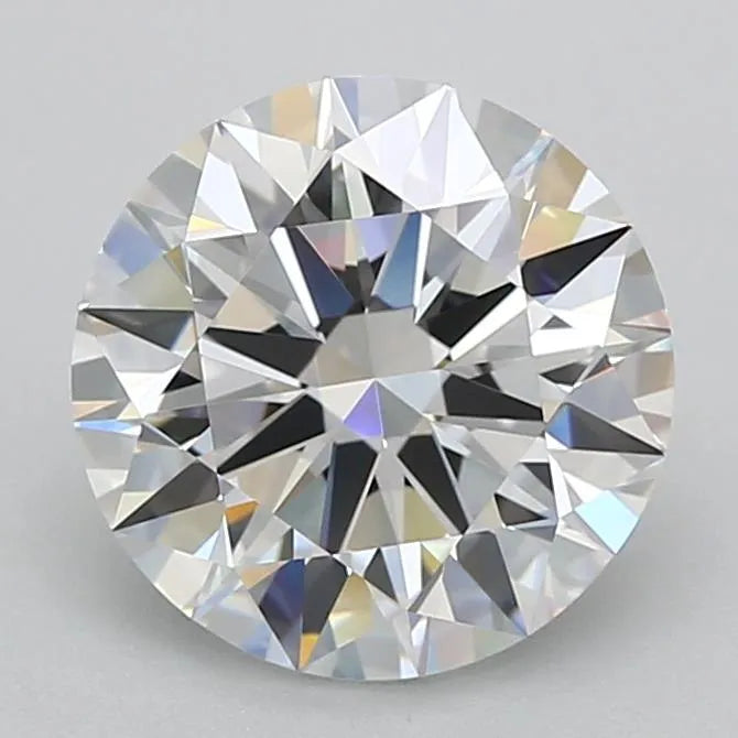 2.50ct Round Lab Grown Diamond (Colour E, Clarity IF, Cut ID, IGI Certified)