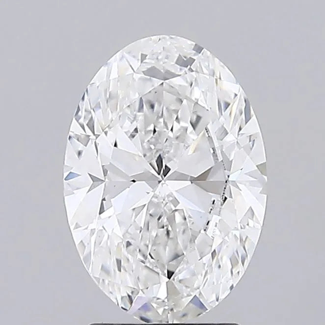 2.51ct Oval Lab Grown Diamond (Colour E, Clarity VVS2, IGI Certified)