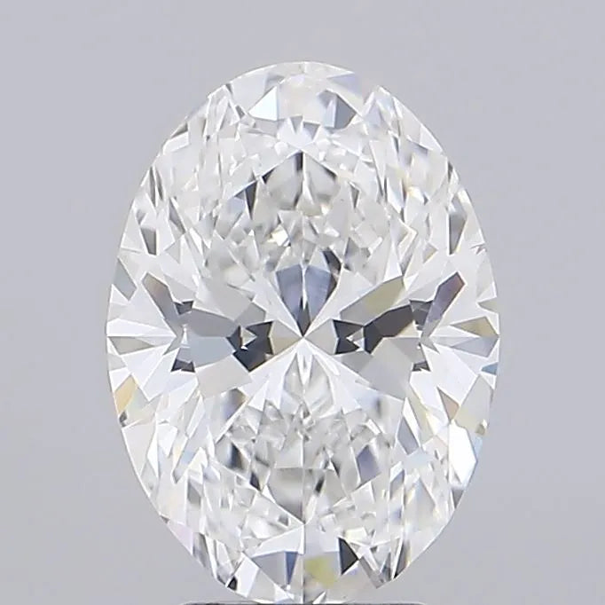 2.51ct Oval Lab Grown Diamond (Colour E, Clarity VVS2, IGI Certified)