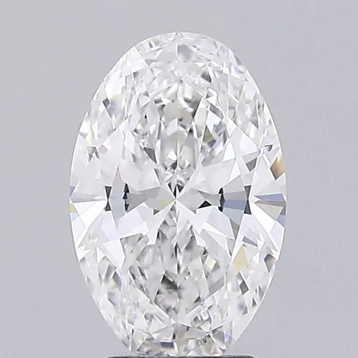 2.51ct Oval Lab Grown Diamond (Colour E, Clarity VVS2, IGI Certified)
