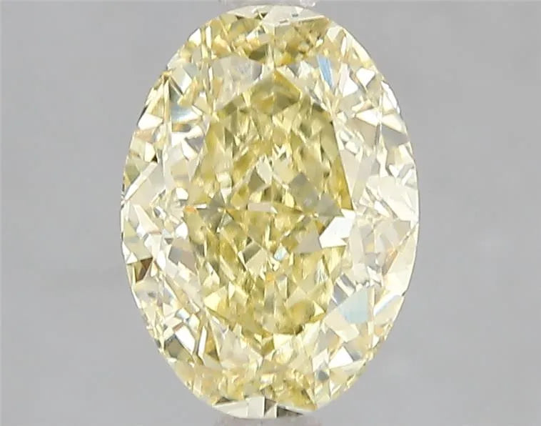 2.51ct Oval Lab Grown Diamond (Colour Fancy Vivid Yellow, Clarity VS1, IGI Certified)