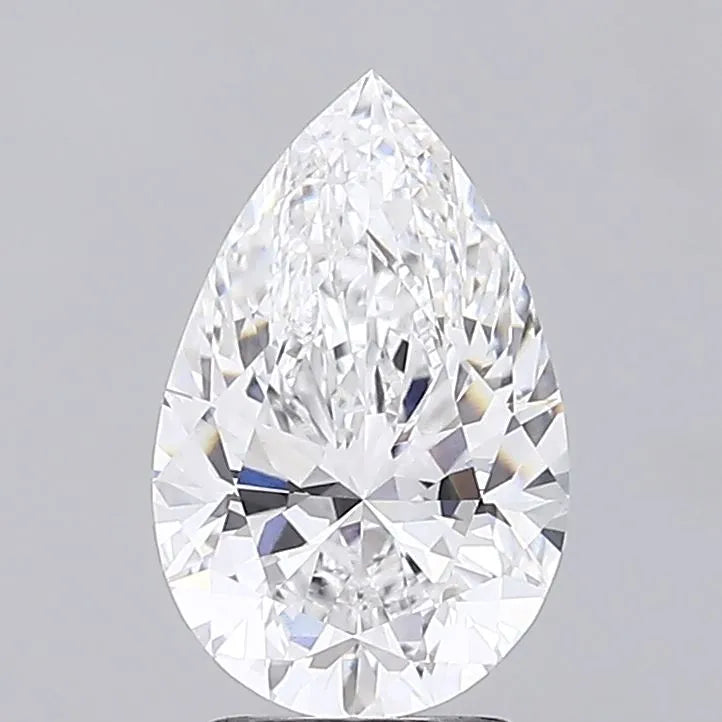 2.51ct Pear Lab Grown Diamond (Colour G, Clarity VVS2, IGI Certified)