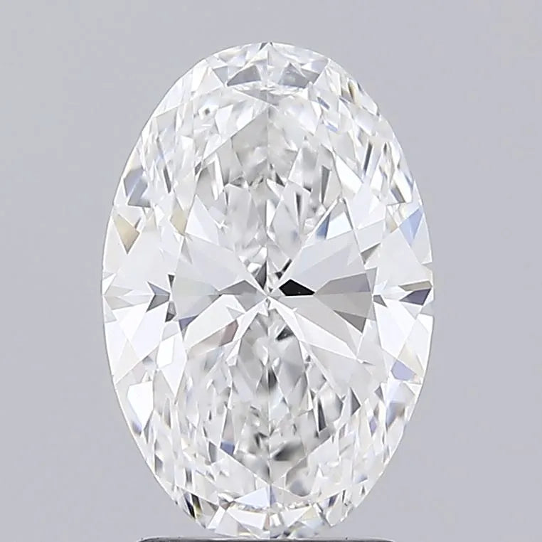 2.52ct Oval Lab Grown Diamond (Colour E, Clarity VVS2, IGI Certified)