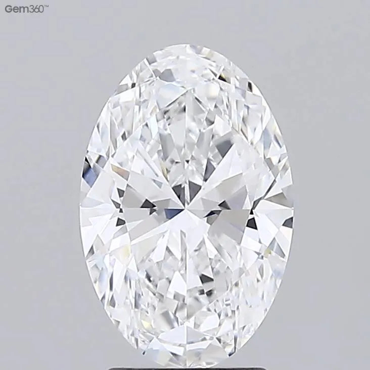 2.52ct Oval Lab Grown Diamond (Colour E, Clarity VVS2, IGI Certified)