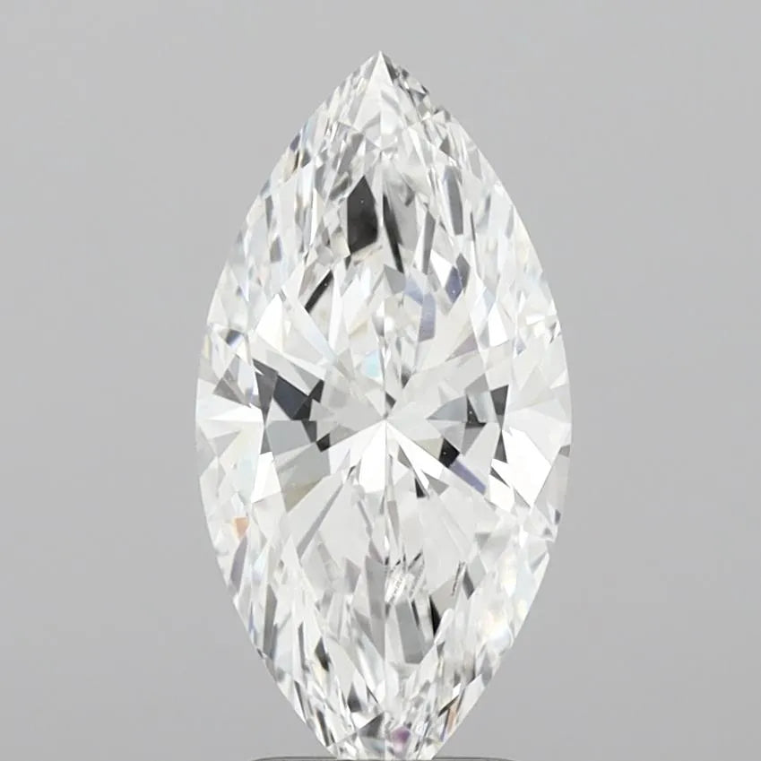 2.53ct Marquise Lab Grown Diamond (Colour E, Clarity VVS2, IGI Certified)