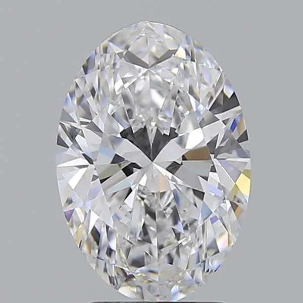 2.53ct Oval Lab Grown Diamond (Colour D, Clarity IF, IGI Certified)