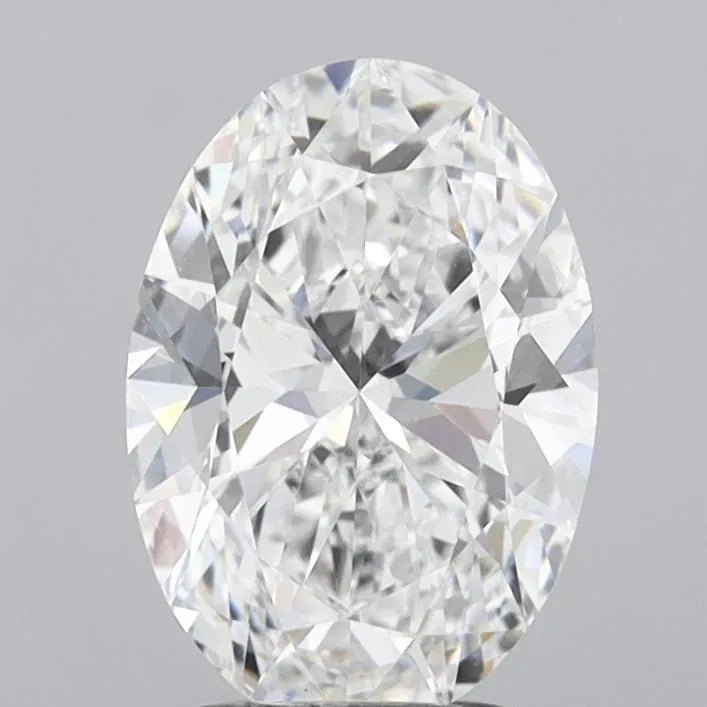 2.53ct Oval Lab Grown Diamond (Colour E, Clarity VVS2, IGI Certified)