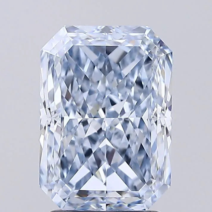 2.53ct Radiant Lab Grown Diamond (Colour Fancy Light Blue, Clarity VS1, IGI Certified)