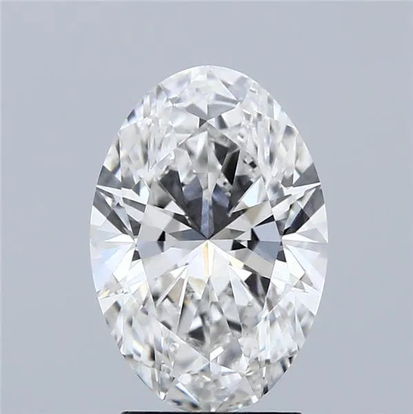 2.54ct Oval Lab Grown Diamond (Colour E, Clarity VVS2, IGI Certified)