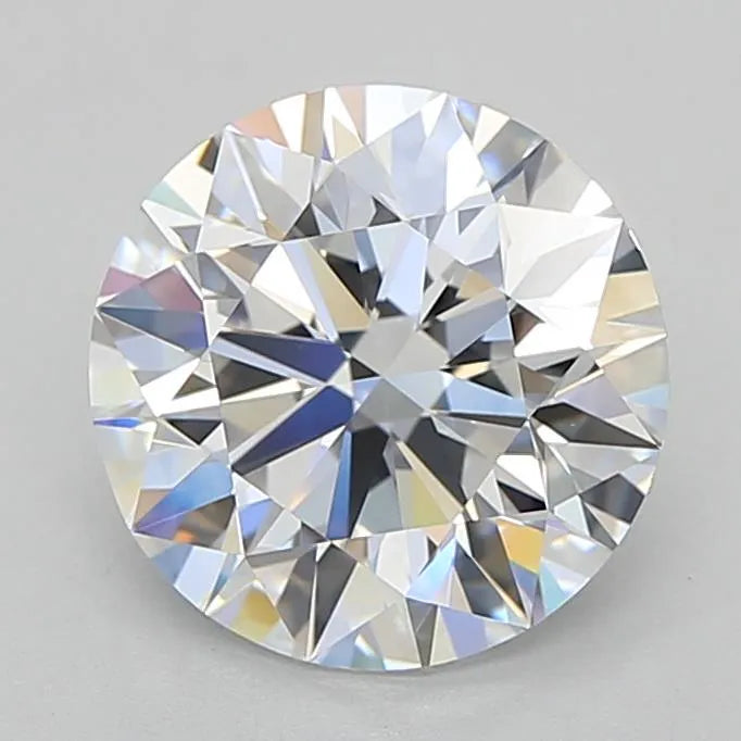 2.54ct Round Lab Grown Diamond (Colour E, Clarity IF, Cut ID, IGI Certified)