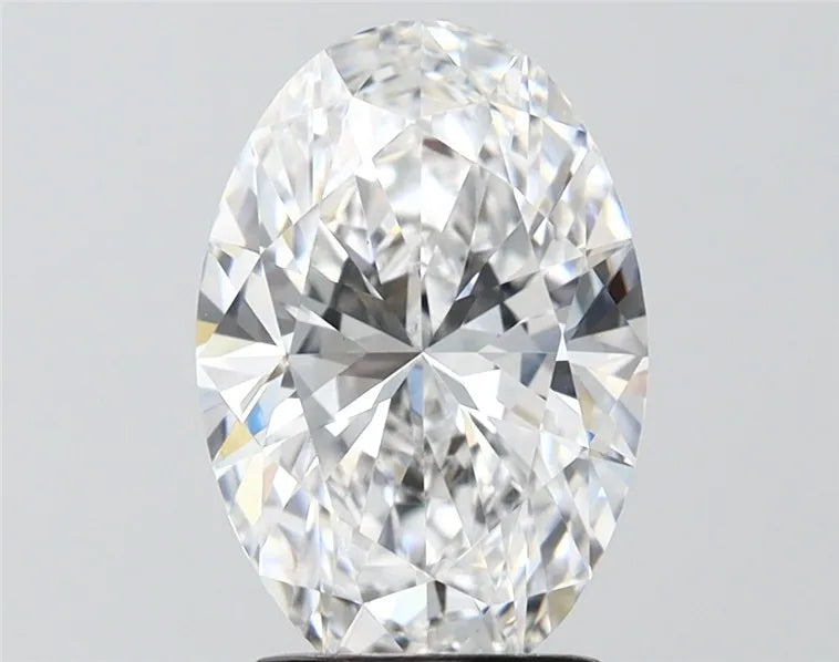 2.55ct Oval Lab Grown Diamond (Colour E, Clarity VVS2, IGI Certified)