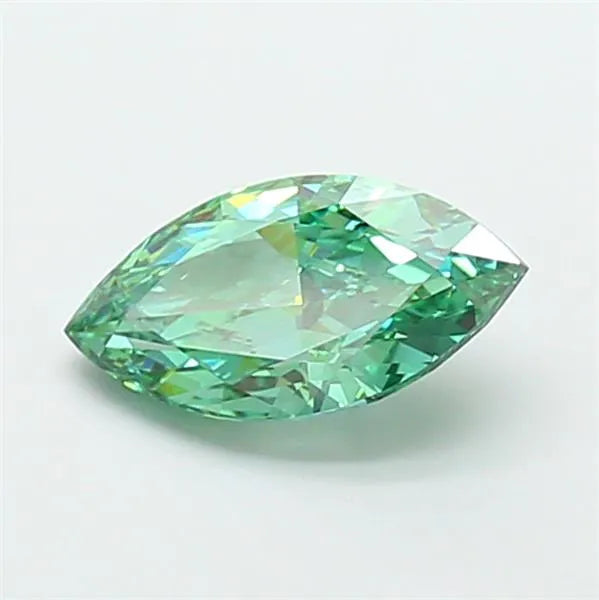 2.56ct Marquise Lab Grown Diamond (Colour Fancy Vivid Green, Clarity VVS2, IGI Certified)