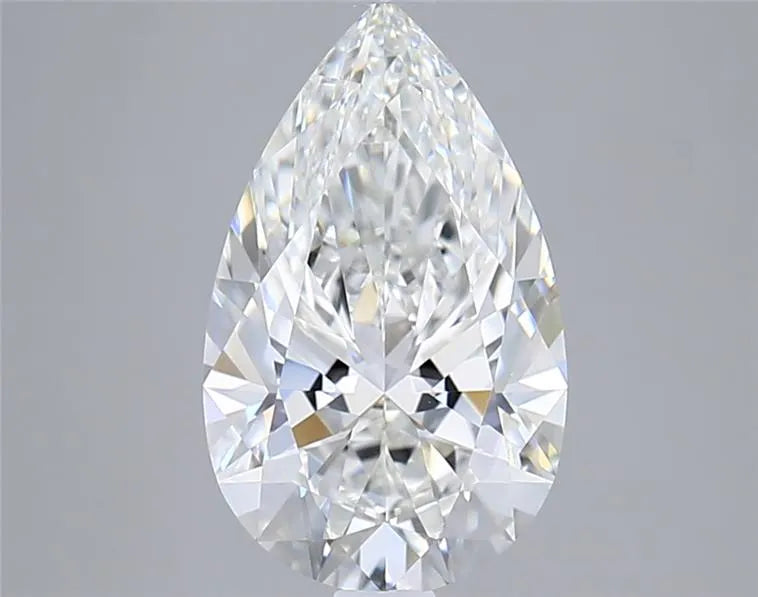 2.56ct Pear Lab Grown Diamond (Colour F, Clarity VVS1, IGI Certified)