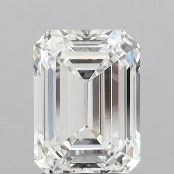 2.59ct Emerald Lab Grown Diamond (Colour E, Clarity VVS2, IGI Certified)