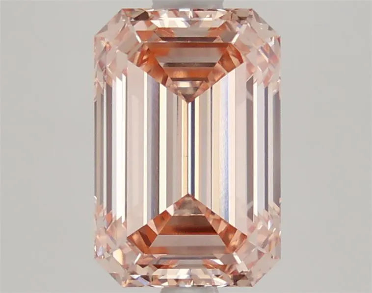 2.60ct Emerald Lab Grown Diamond (Colour Fancy Intense Pink, Clarity VS1, IGI Certified)