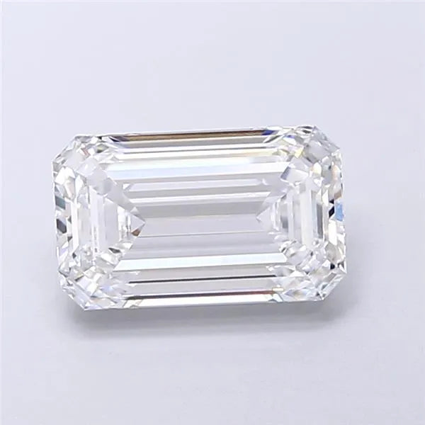 2.64ct Emerald Lab Grown Diamond (Colour D, Clarity VVS1, IGI Certified)