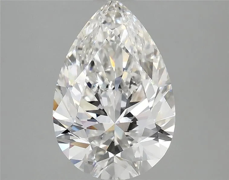 2.68ct Pear Lab Grown Diamond (Colour E, Clarity VVS2, IGI Certified)