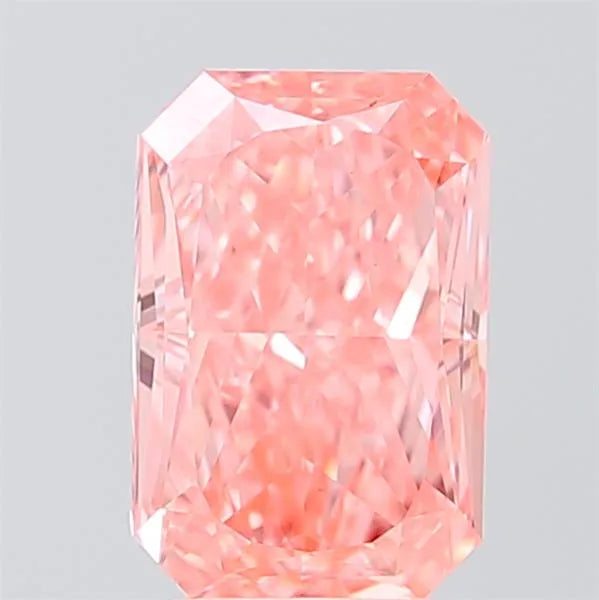 2.70ct Radiant Lab Grown Diamond (Colour Fancy Vivid Pink, Clarity VS1, IGI Certified)