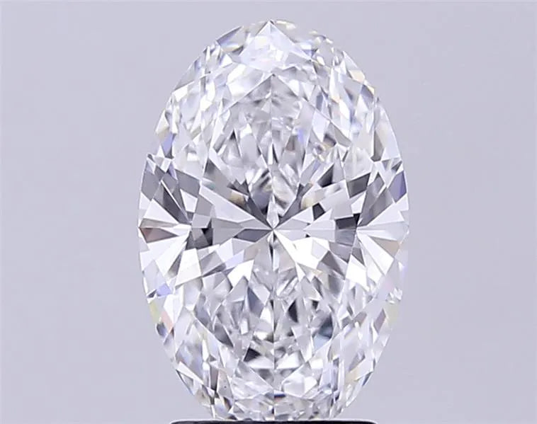 2.71ct Oval Lab Grown Diamond (Colour E, Clarity VVS2, IGI Certified)