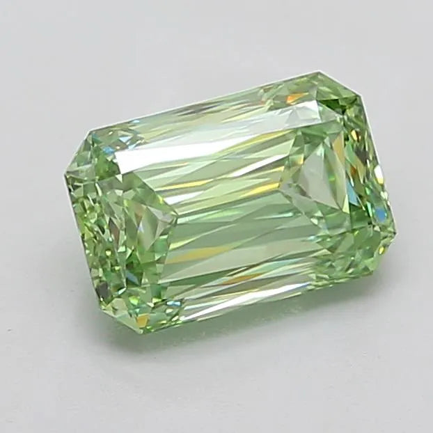 2.72ct Radiant Lab Grown Diamond (Colour Fancy Vivid Green, Clarity VS1, IGI Certified)