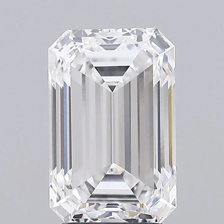 2.74ct Emerald Lab Grown Diamond (Colour D, Clarity VVS2, IGI Certified)