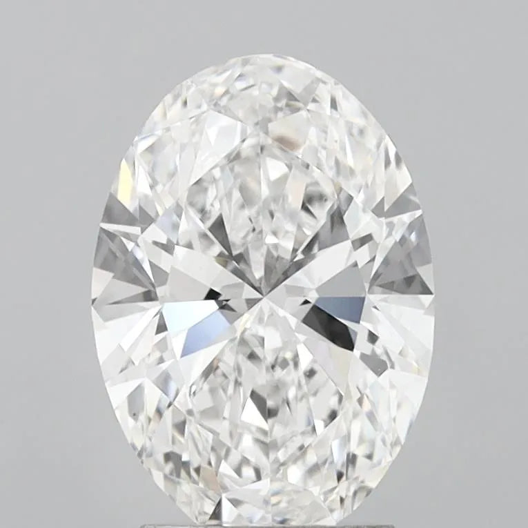 2.74ct Oval Lab Grown Diamond (Colour E, Clarity VVS2, IGI Certified)
