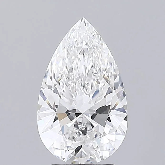 2.80ct Pear Lab Grown Diamond (Colour D, Clarity VVS1, IGI Certified)