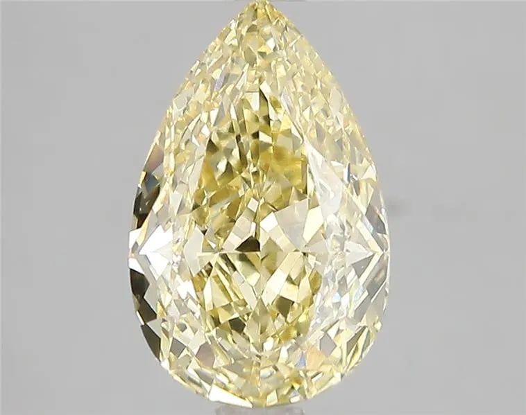 2.81ct Pear Lab Grown Diamond (Colour Fancy Intense Yellow, Clarity VS1, IGI Certified)