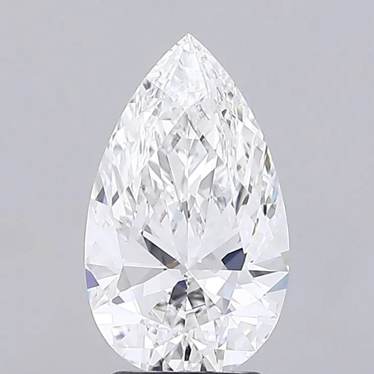 2.82ct Pear Lab Grown Diamond (Colour D, Clarity VVS2, IGI Certified)