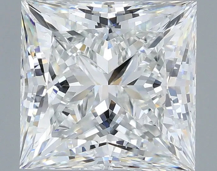2.82ct Princess Lab Grown Diamond (Colour D, Clarity VVS2, IGI Certified)