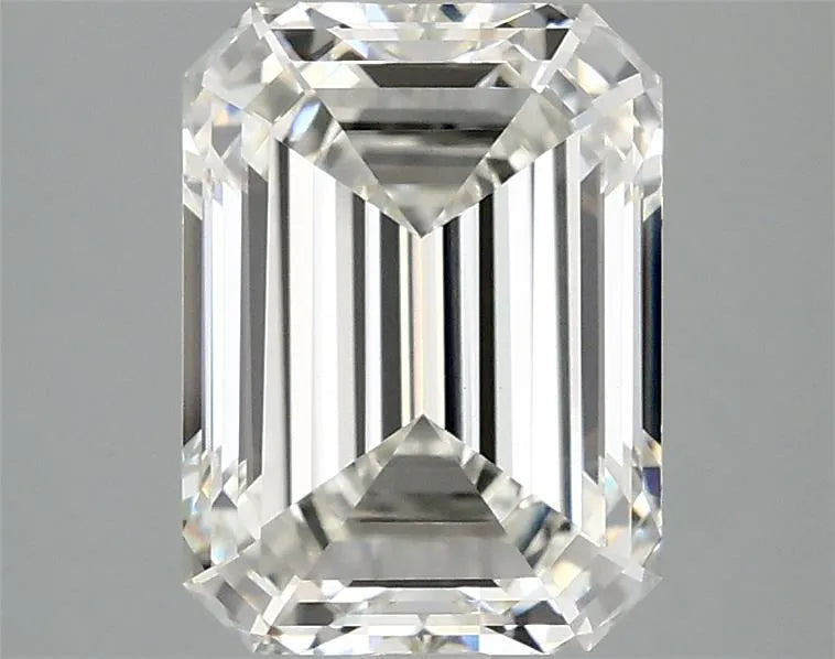 2.91ct Emerald Lab Grown Diamond (Colour G, Clarity VVS2, IGI Certified)