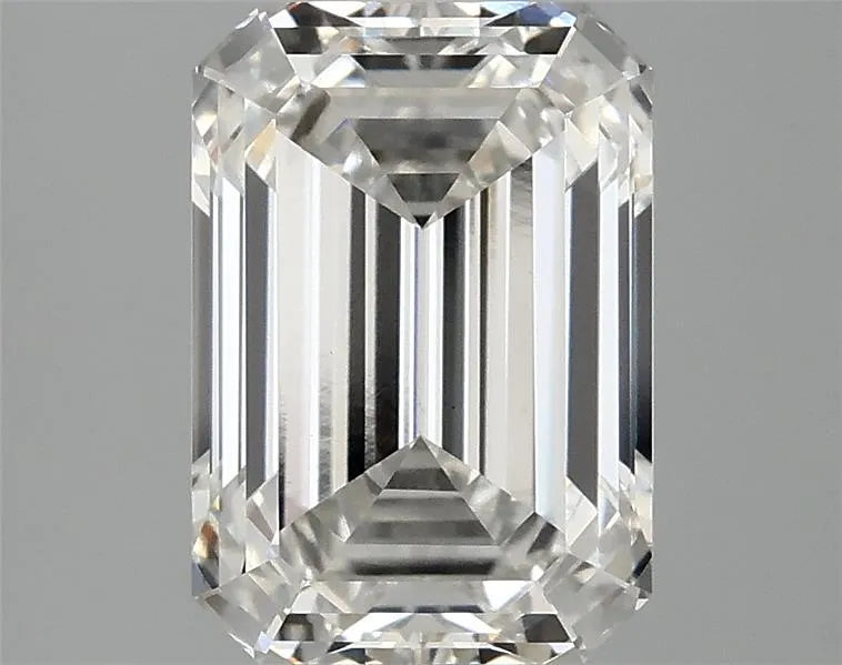 2.98ct Emerald Lab Grown Diamond (Colour G, Clarity VVS2, IGI Certified)