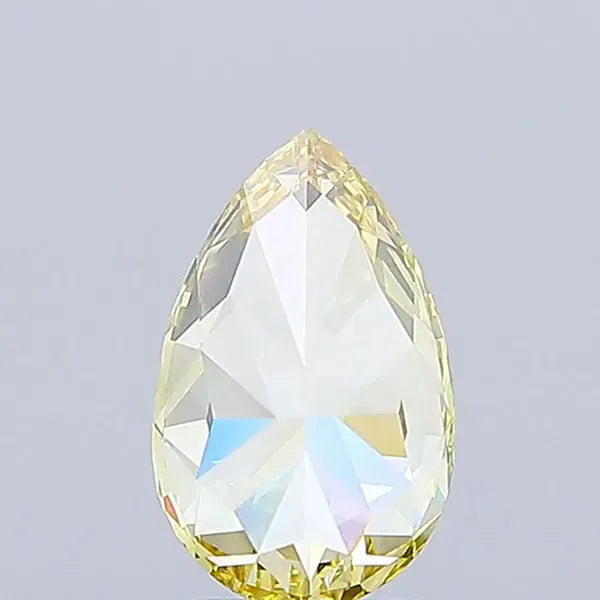 2.99ct Pear Lab Grown Diamond (Colour Fancy Yellow, Clarity VVS2, IGI Certified)