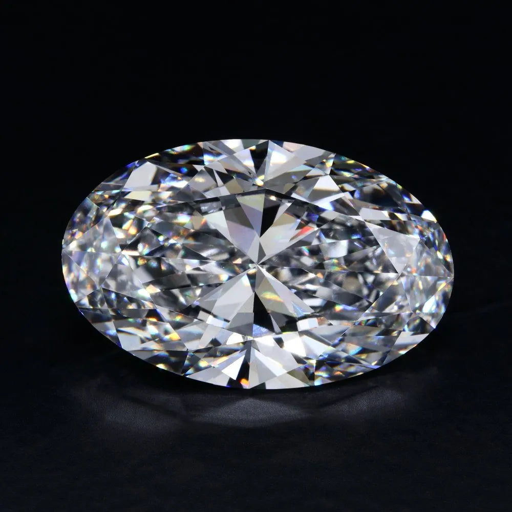 25.16ct Oval Lab Grown Diamond (Colour E, Clarity VVS2, IGI Certified)
