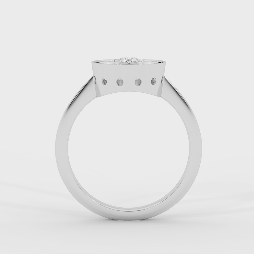 Marquise and Round Ring