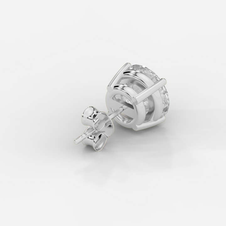 Round Cut Basket Studs