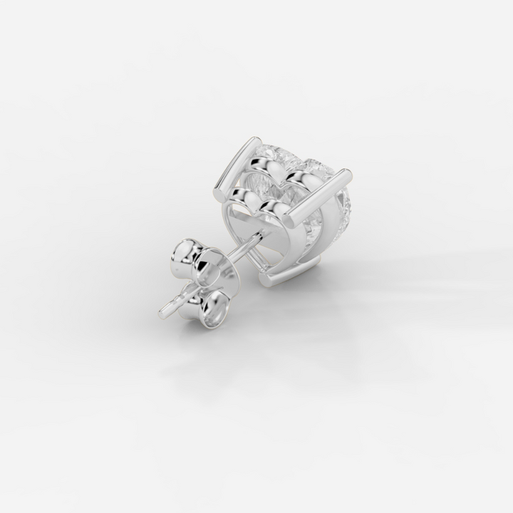 Heart Cut Basket Studs