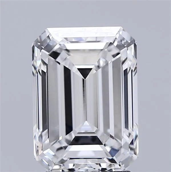 3.00ct Emerald Lab Grown Diamond (Colour D, Clarity VVS1, IGI Certified)