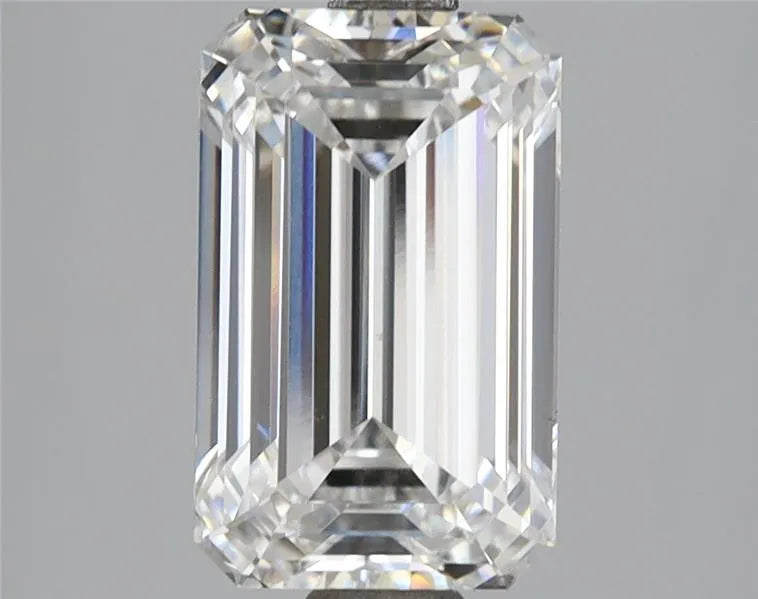 3.00ct Emerald Lab Grown Diamond (Colour D, Clarity VVS2, IGI Certified)
