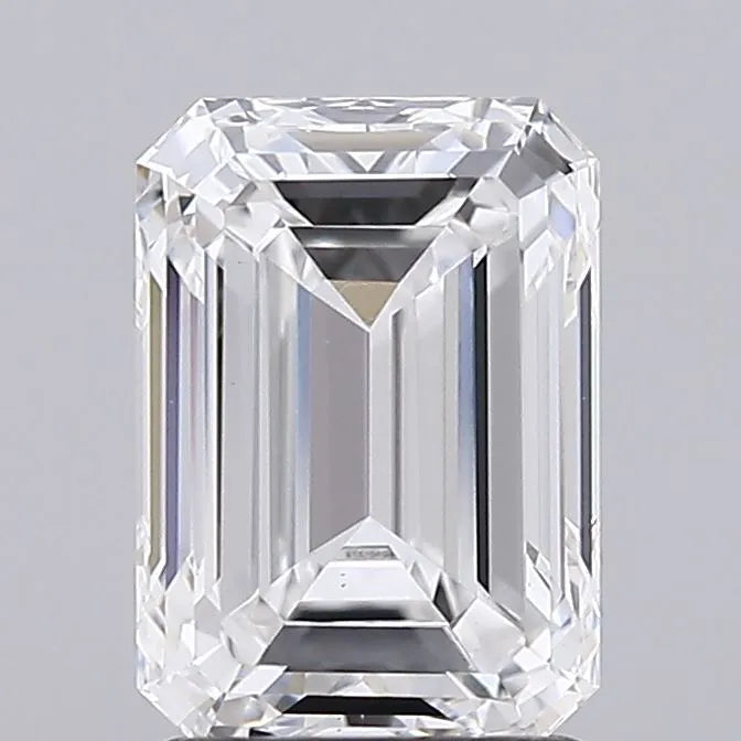 3.00ct Emerald Lab Grown Diamond (Colour F, Clarity VVS2, IGI Certified)